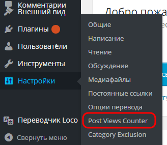 счетчик просмотров страниц