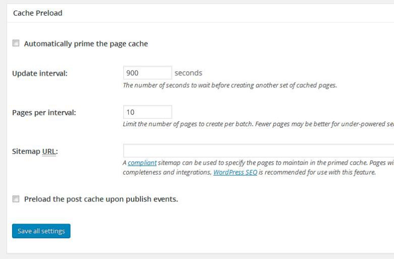 Cache Preload