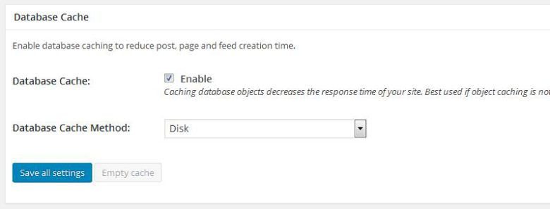 Database Cache