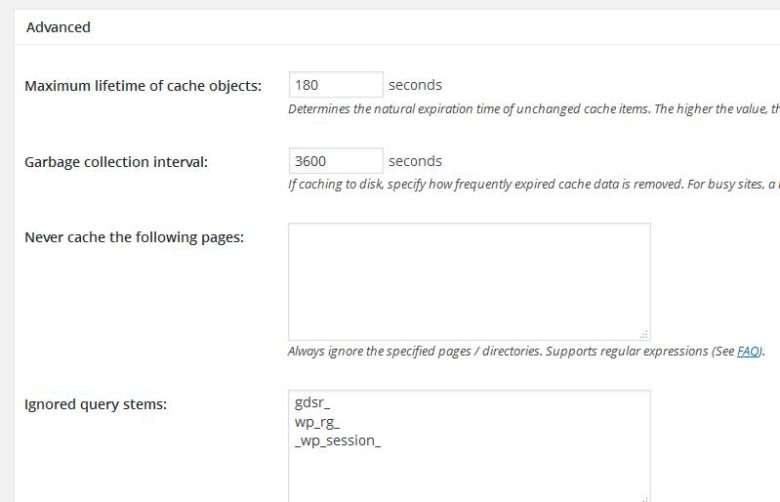 Database Cache Advanced