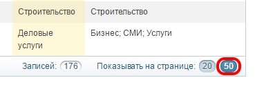 экспорт площадок из miralinks