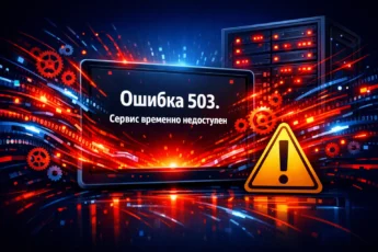 Сервис временно недоступен: ошибка 503 на экране и перегруженный серверный шкаф